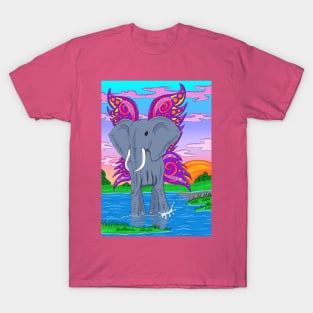 elephant with wings T-Shirt